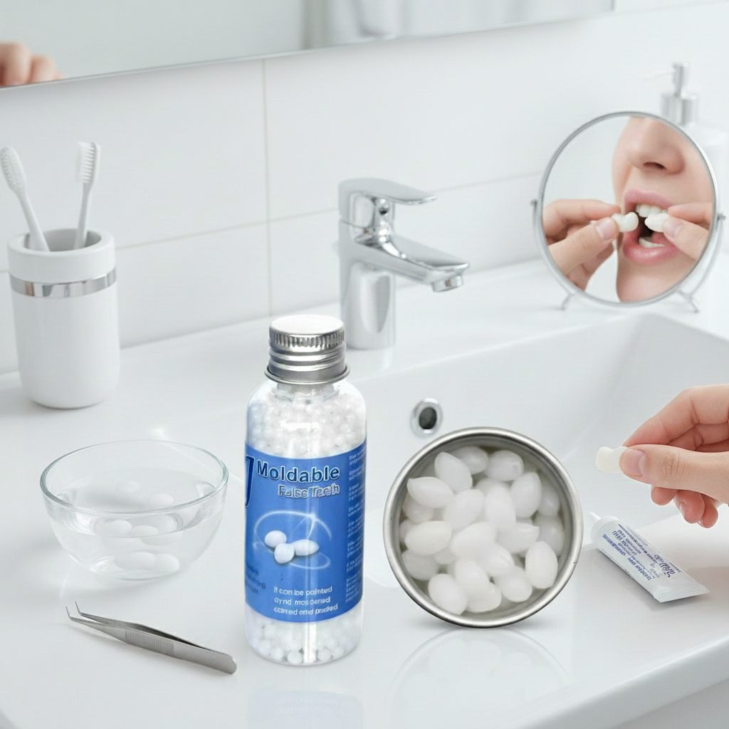 Teeth Whitening Dental - Resin Temporary Tooth Repair Teeth Gaps