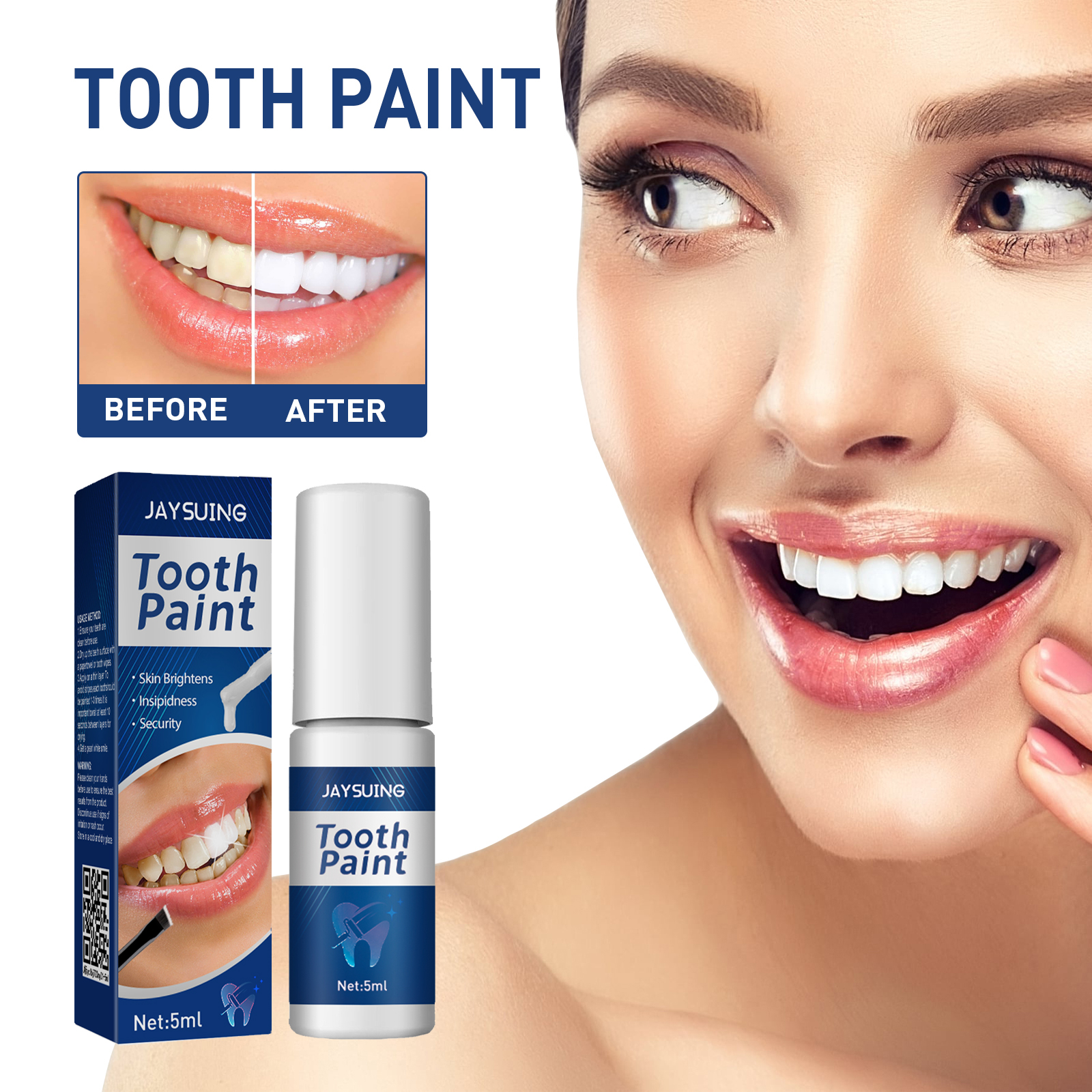Teeth Whitening Instant - Instant Teeth Whitening Paint 5ml Remove