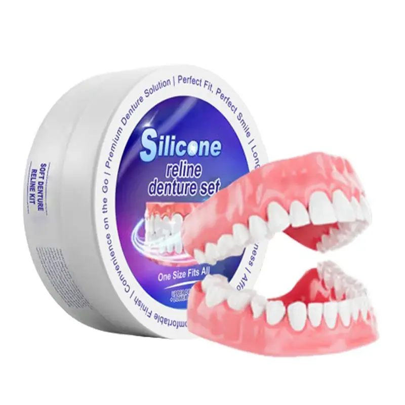 Teeth Whitening Products - Silicone Denture Set Fit Temporary Orthodontic