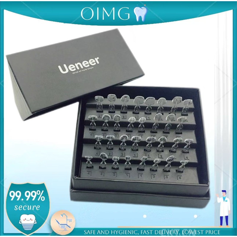 Teeth Whitening Moulds - 32pcs Dental Veneer Mould Kit Composite