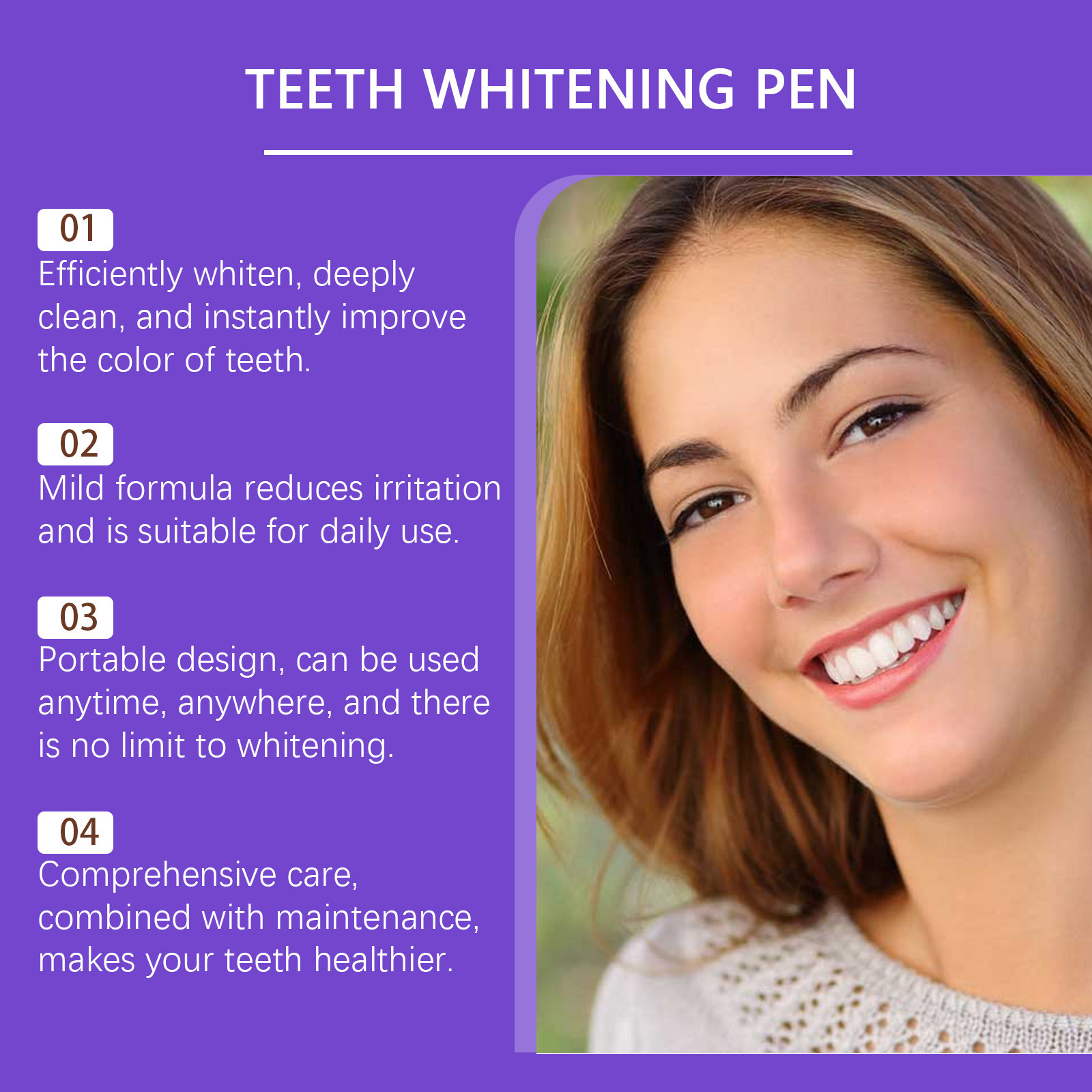 6ml Teeth Whitening Pen Teeth  - огляд і ціна Teeth Whitening Serum