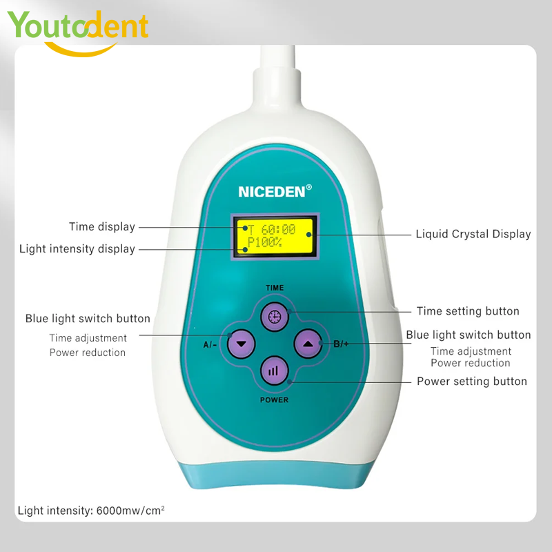 50W Dental Touch Screen 3 Colo - огляд і ціна Teeth Whitening Led Light