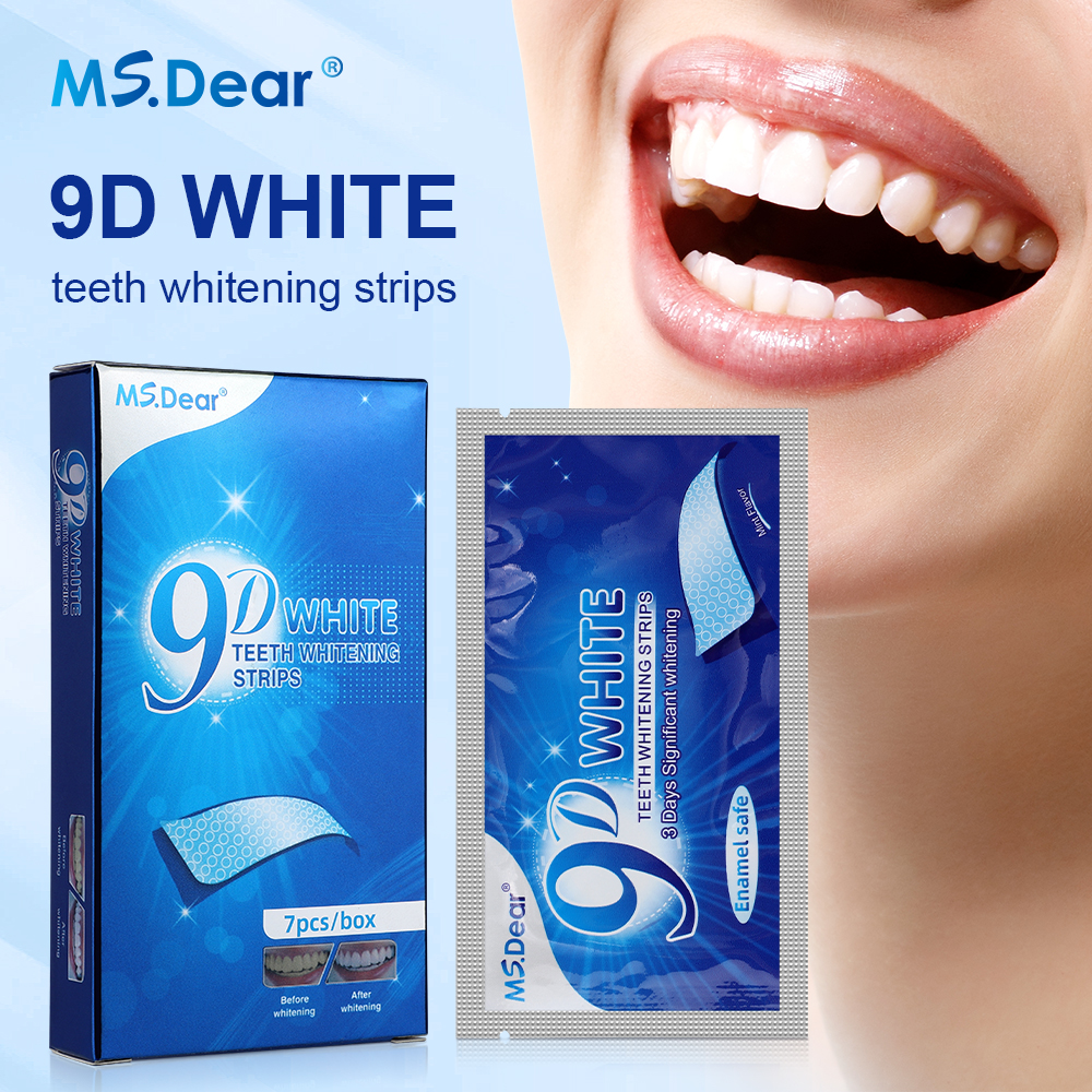9D Gel White Teeth Cleaning St - огляд і ціна Teeth Whitening Strips Crest