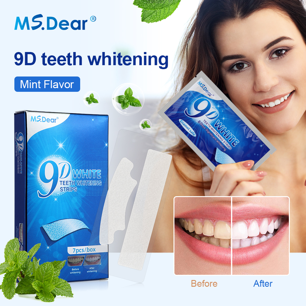 9D Gel White Teeth Cleaning St - огляд і ціна Teeth Whitening Strips Crest