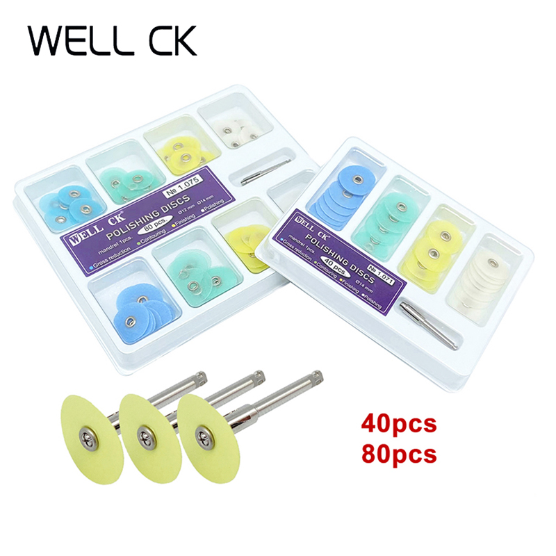 WELL CK 40/80Pcs Dental Polish - огляд і ціна Teeth Whitening Express