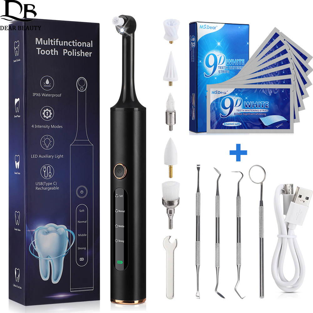 4 Modes Electric Tooth Polishe - огляд і ціна Teeth Whitening Strips Crest