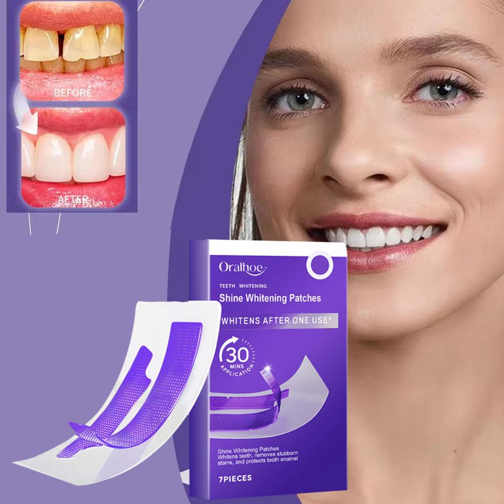1/2BOX Purple Teeth Whitening  - огляд і ціна Teeth Whitening Strips Crest