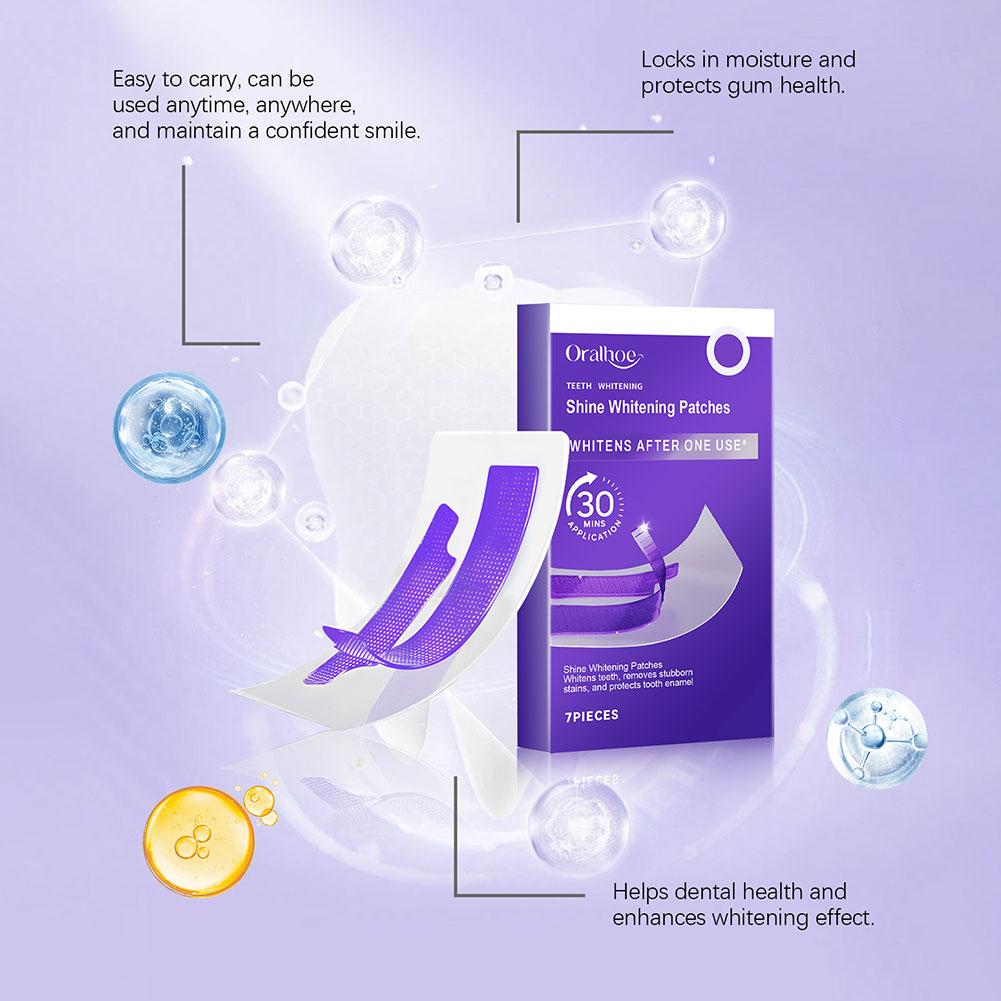 1/2BOX Purple Teeth Whitening  - огляд і ціна Teeth Whitening Strips Crest