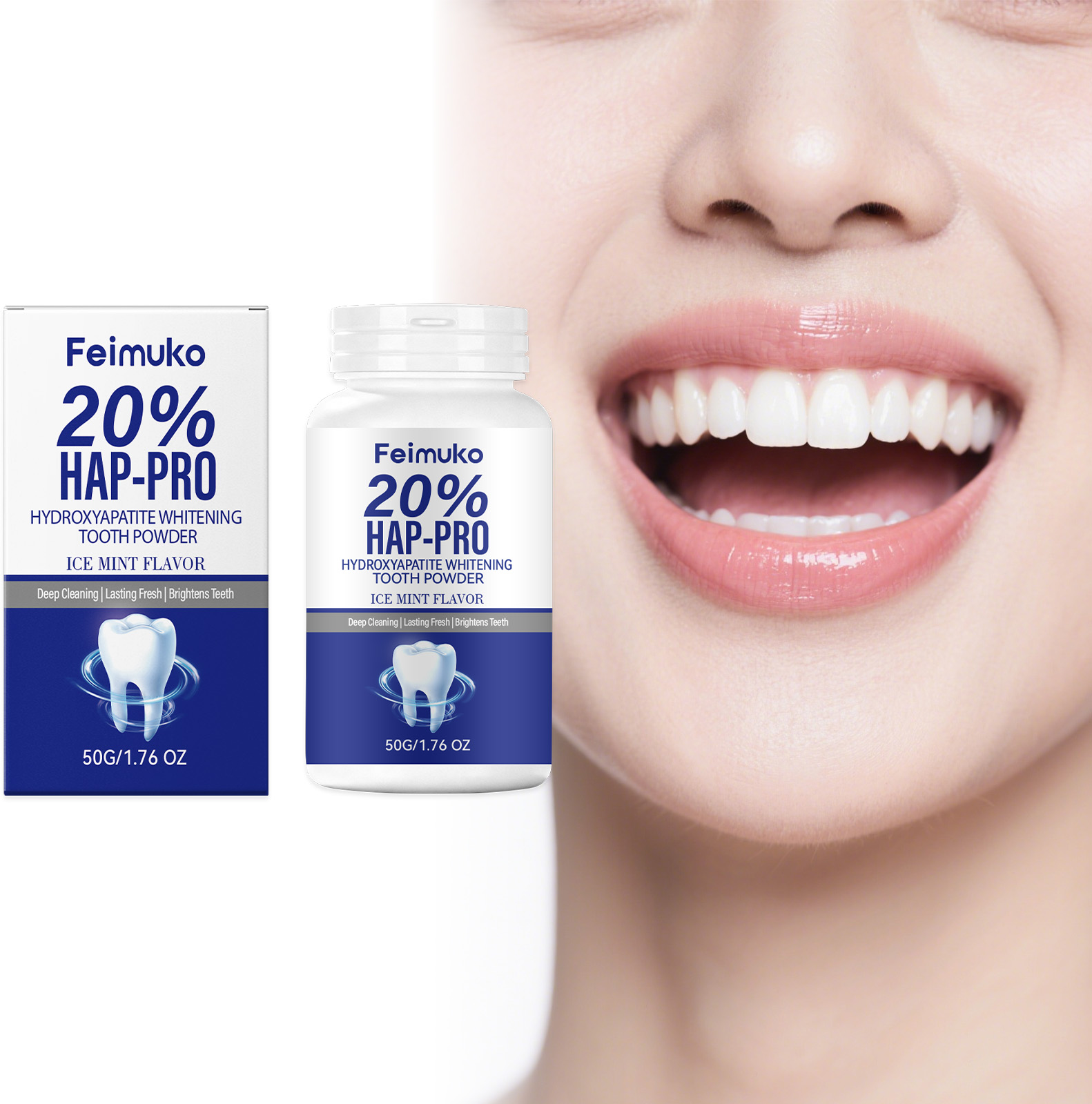 20% Hydroxyapatite Tooth Powde - огляд і ціна Teeth Whitening Instant