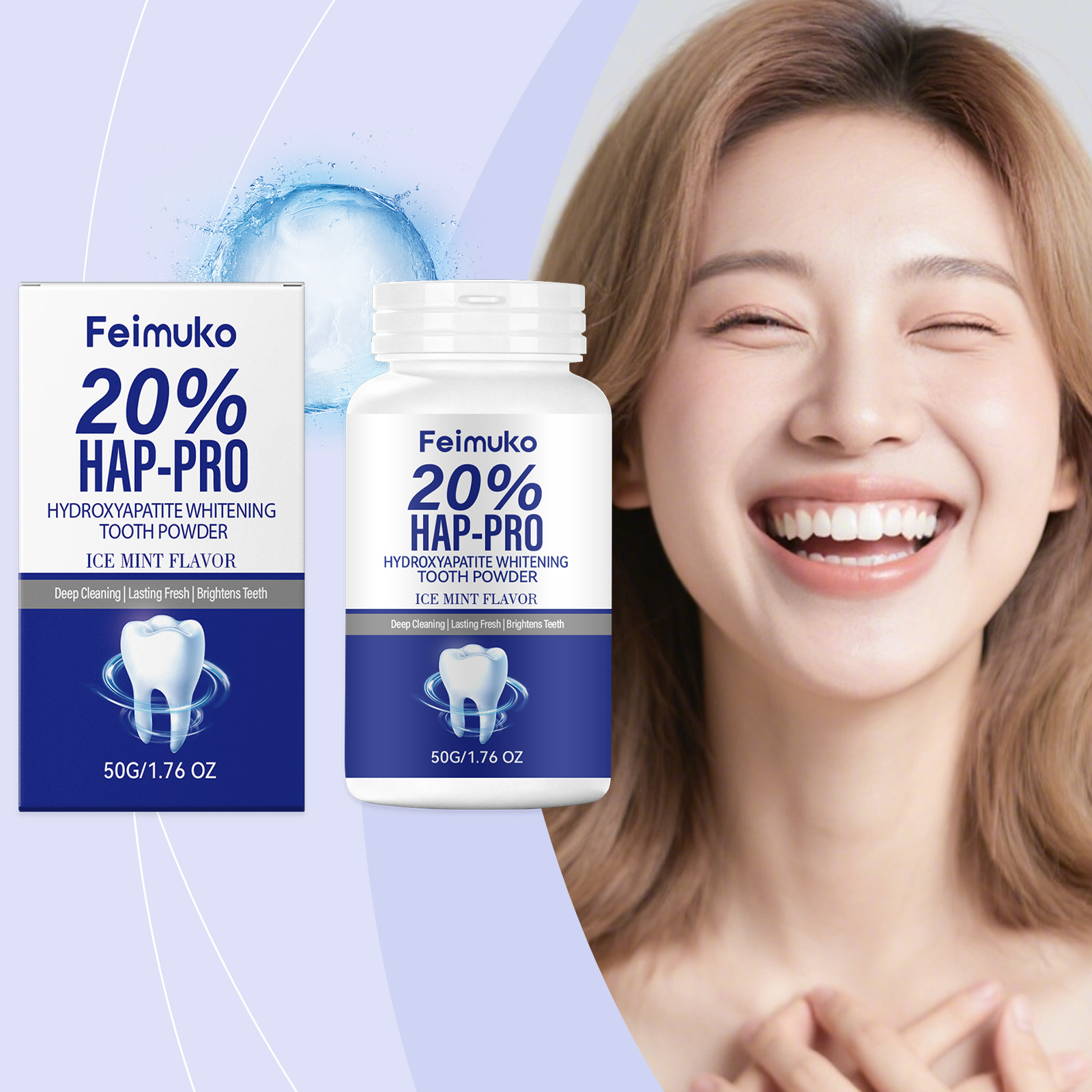 20% Hydroxyapatite Tooth Powde - огляд і ціна Teeth Whitening Instant