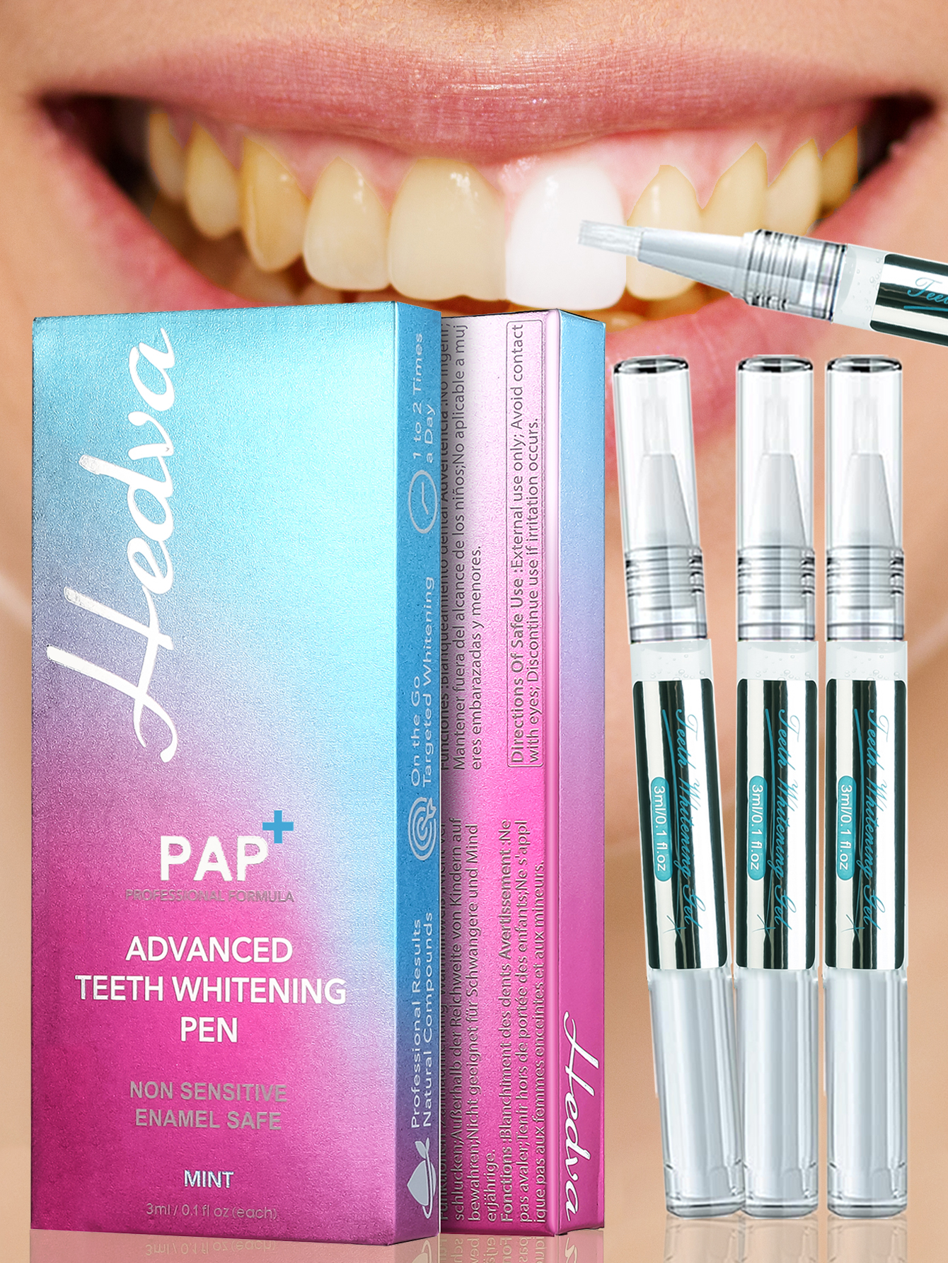 Hedva PAP+ Teeth Whitening Pen - огляд і ціна Teeth Whitening Instant