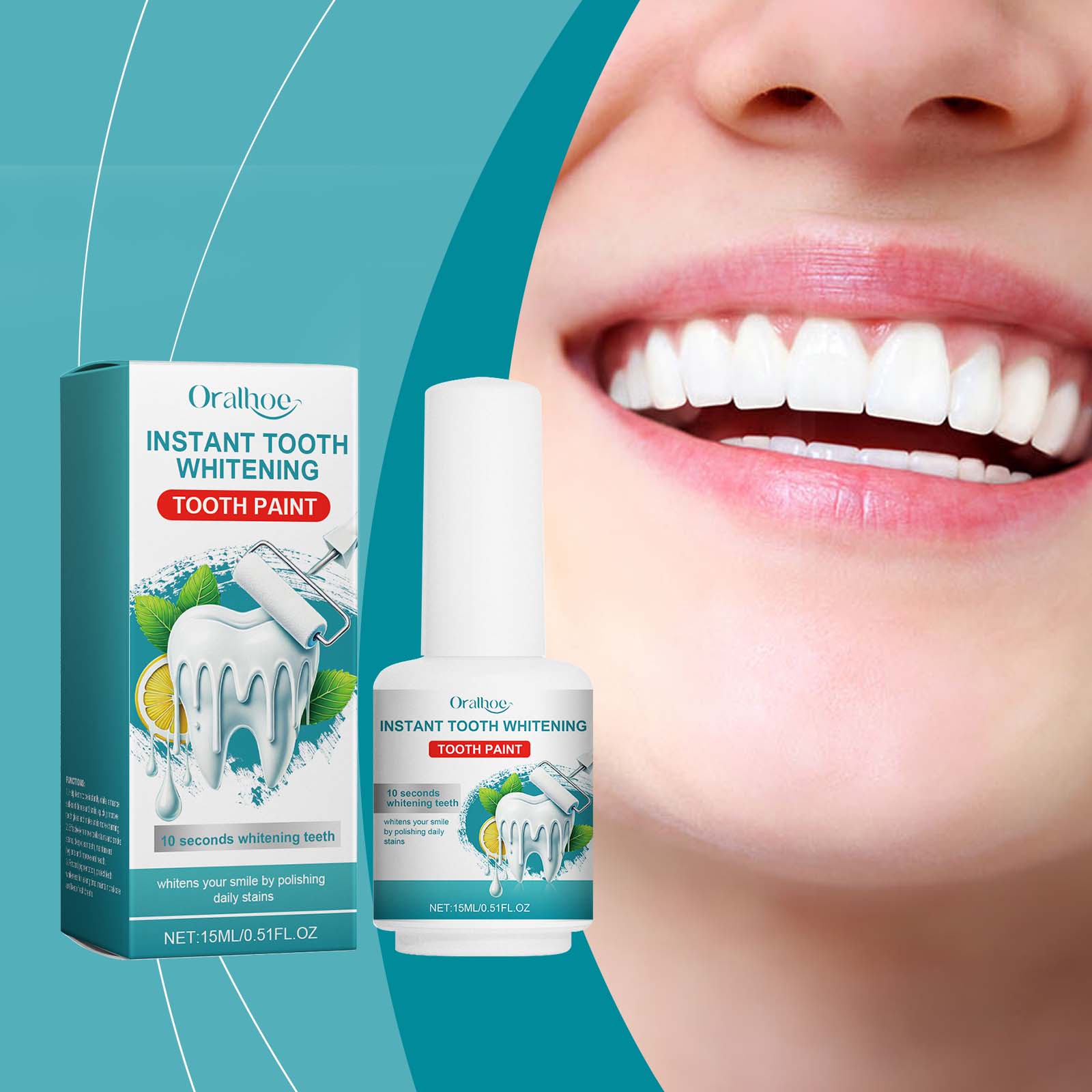 Tooth Whitening Paint Instant  - огляд і ціна Teeth Whitening Serum