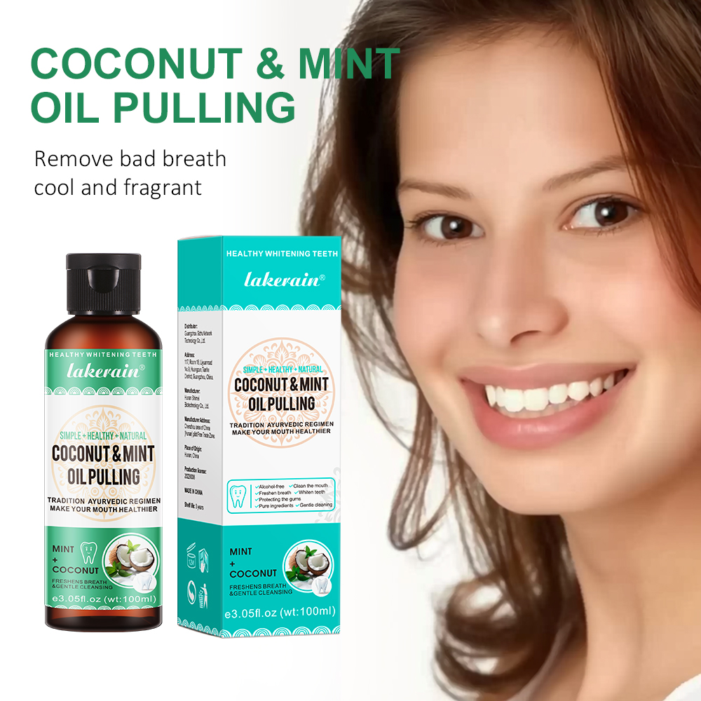 Coconut Mint Pulling Oil Mouth - огляд і ціна Teeth Whitening With Coconut Oil