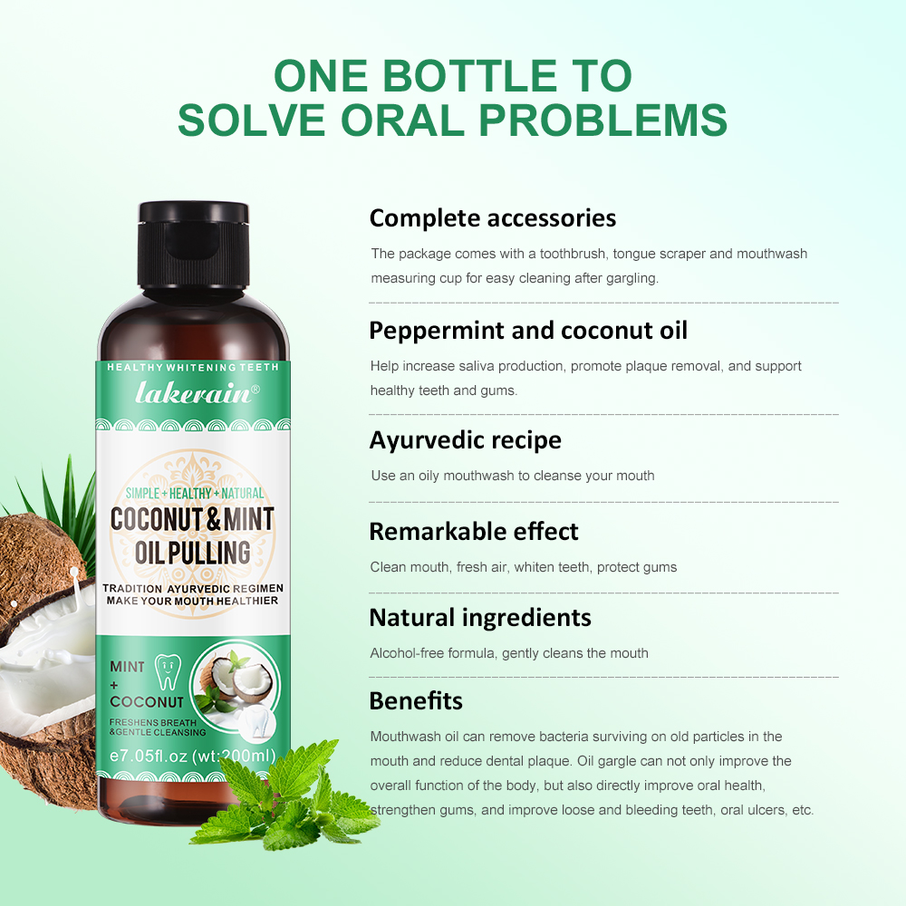 Coconut Mint Pulling Oil Mouth - огляд і ціна Teeth Whitening With Coconut Oil