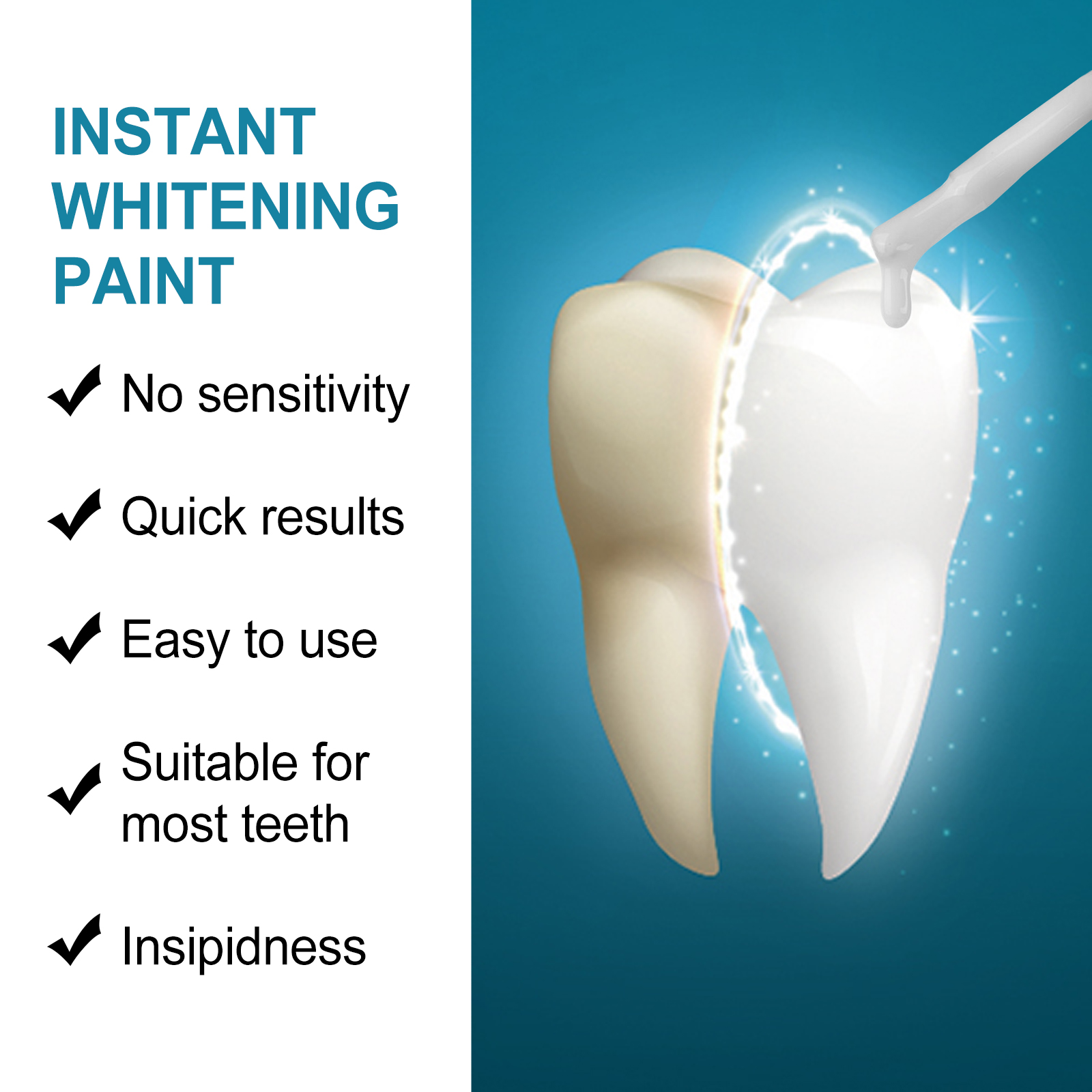 Instant Teeth Whitening Paint  - огляд і ціна Teeth Whitening Instant