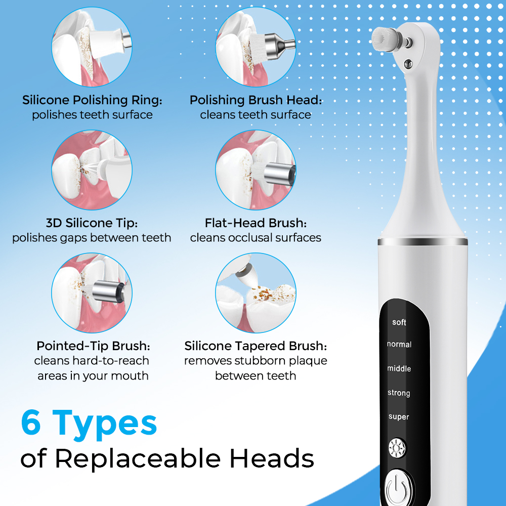 Electric Tooth Polisher Teeth  - огляд і ціна Teeth Whitening Led Light