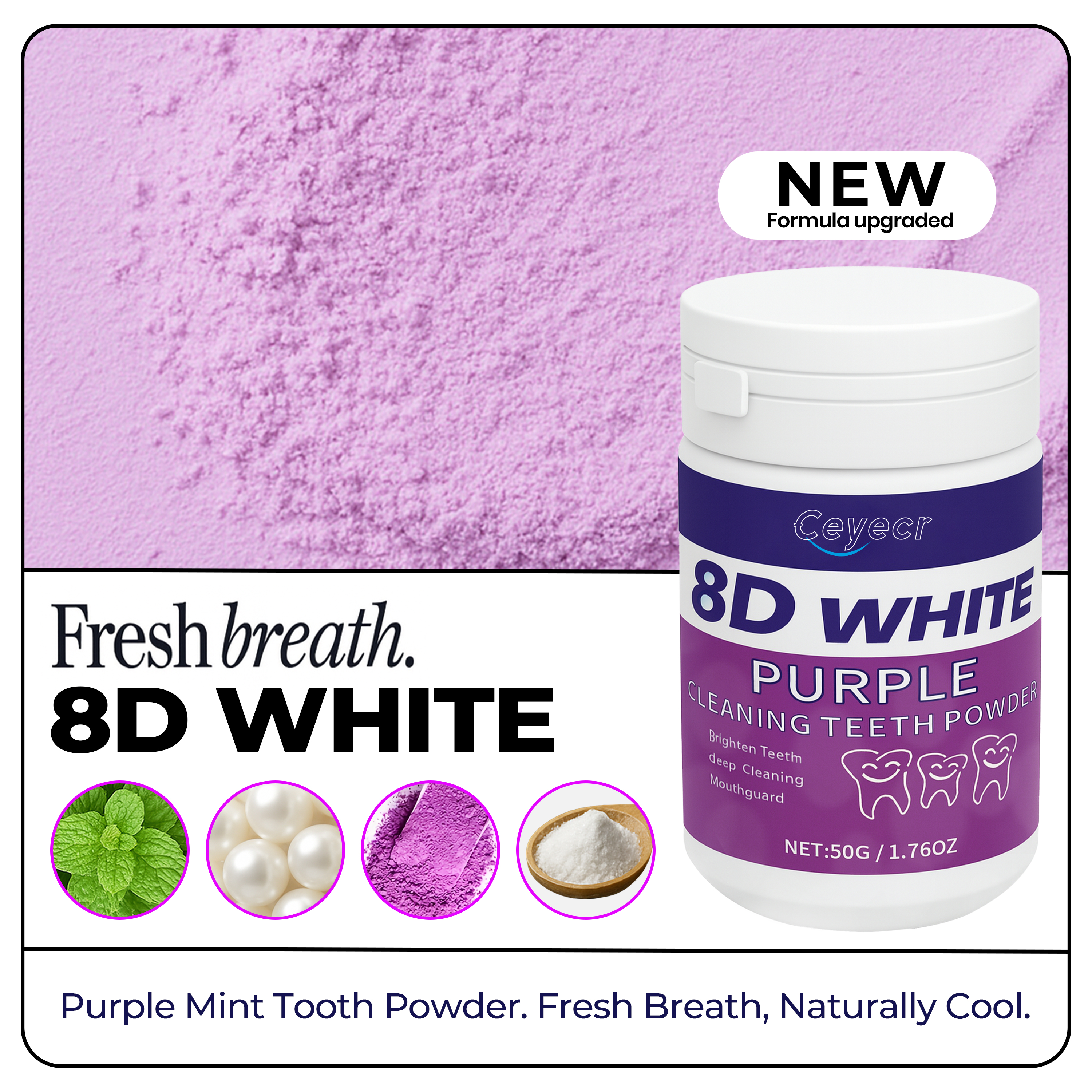 8D white Teeth Whitening Powde - огляд і ціна Teeth Whitening Instant