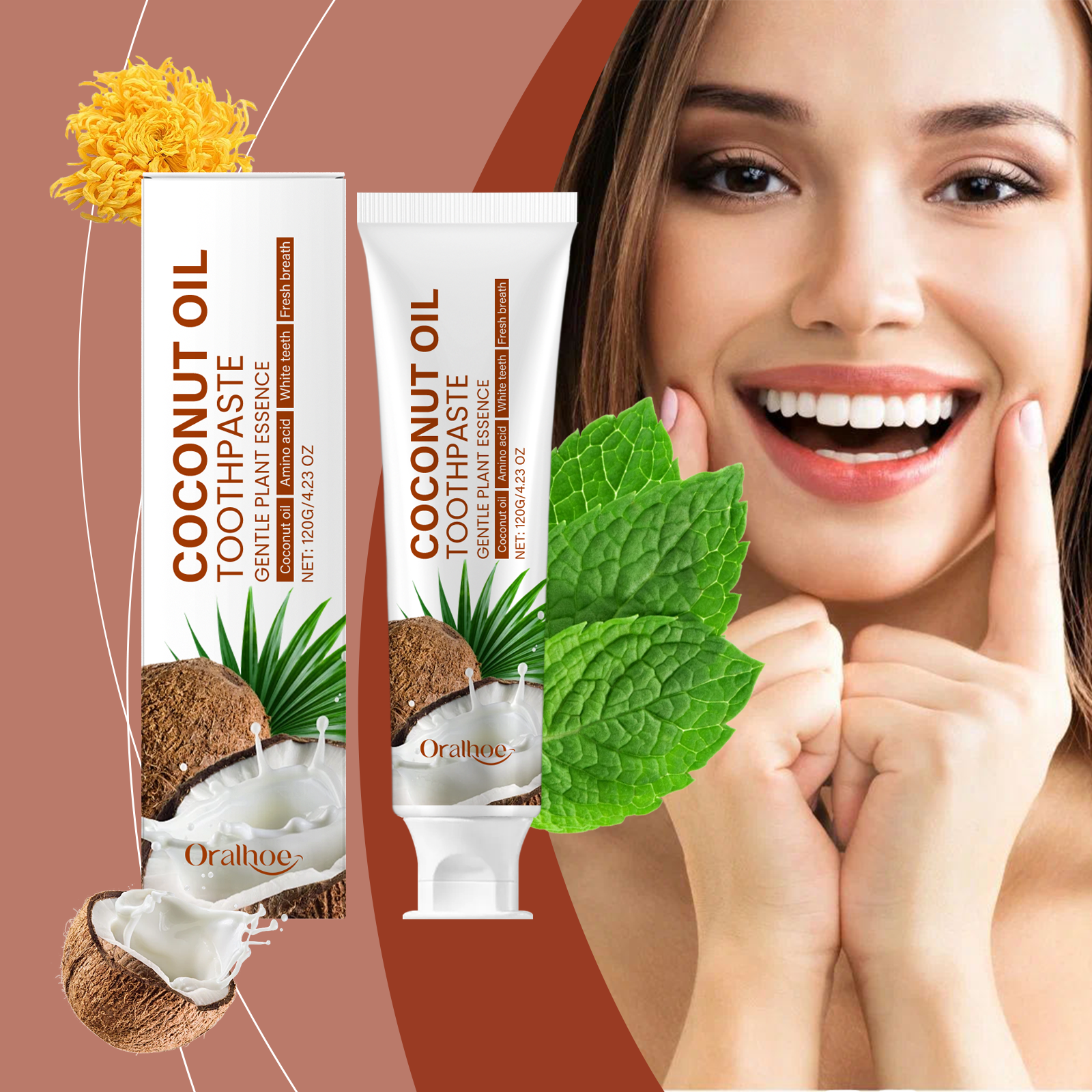 Coconut Oil Toothpaste Teeth W - огляд і ціна Teeth Whitening With Coconut Oil