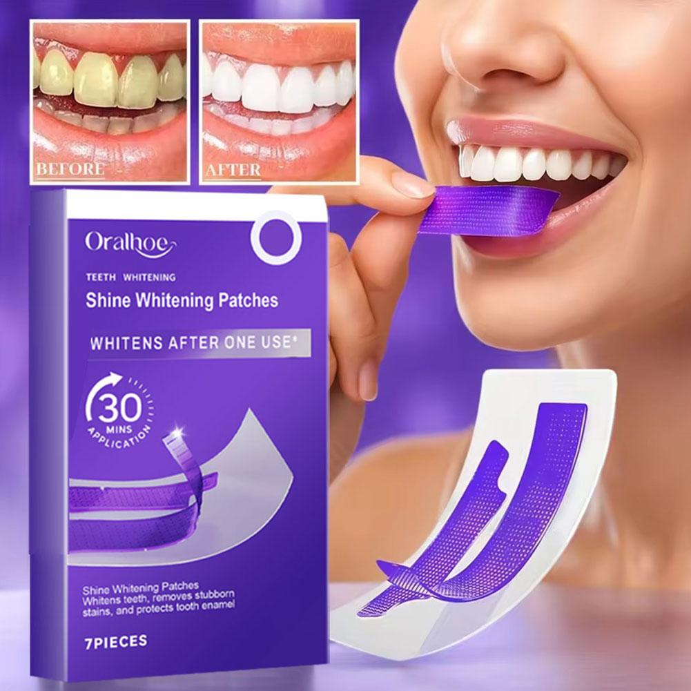 Purple Teeth Whitening Strips  - огляд і ціна Teeth Whitening Strips Crest