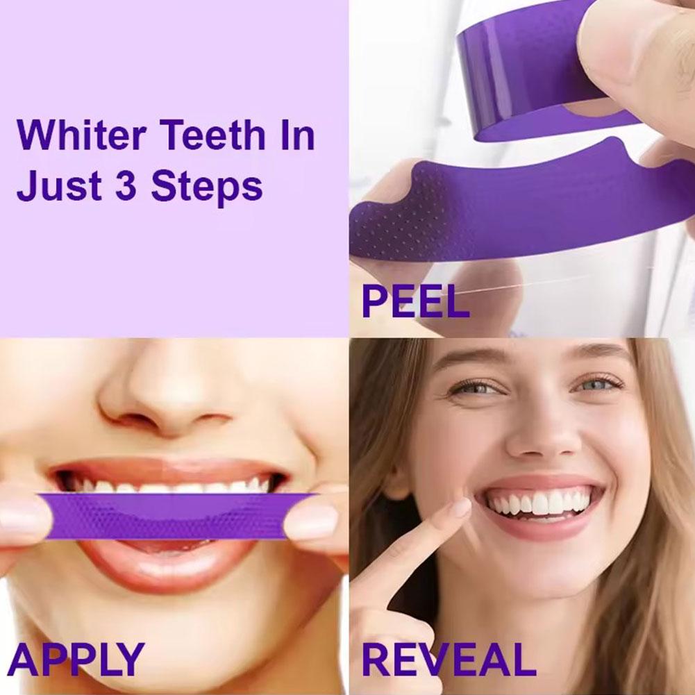 Purple Teeth Whitening Strips  - огляд і ціна Teeth Whitening Strips Crest