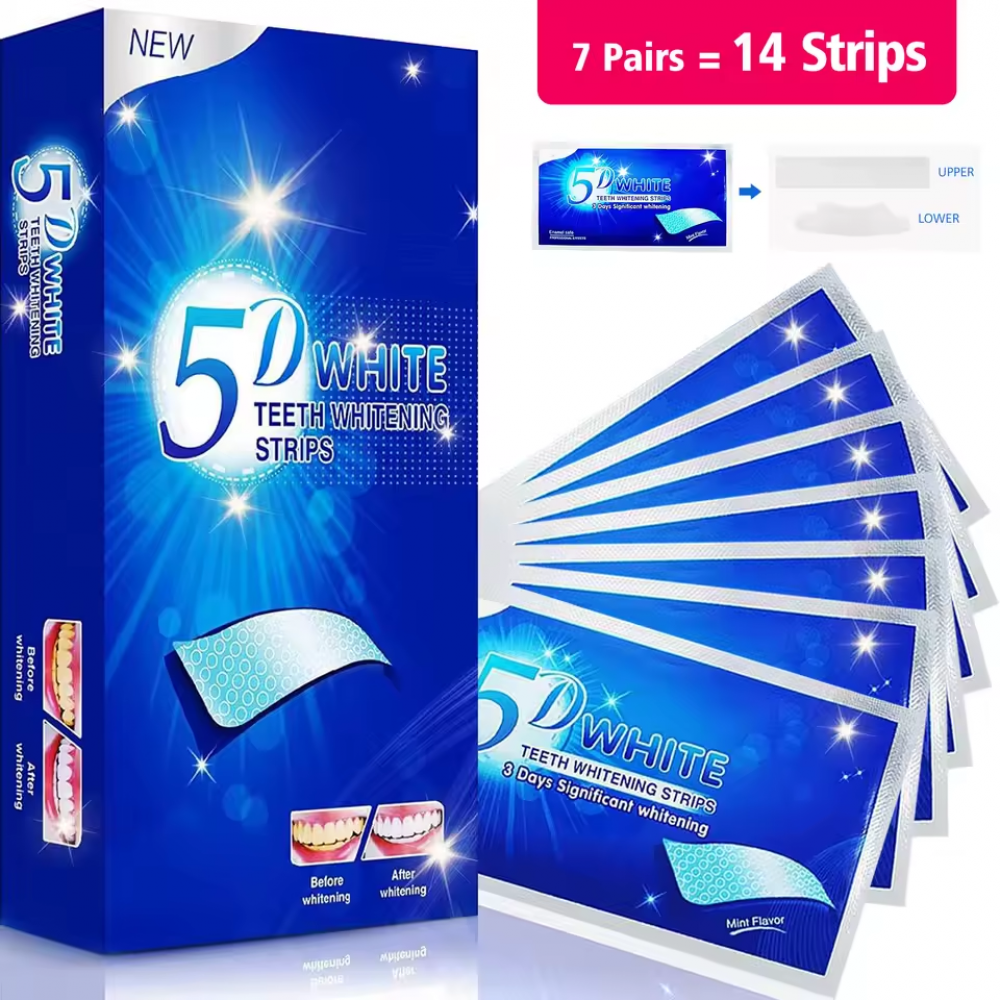 3D/5D/9D Teeth Whitening Strip - огляд і ціна Teeth Whitening Strips Crest