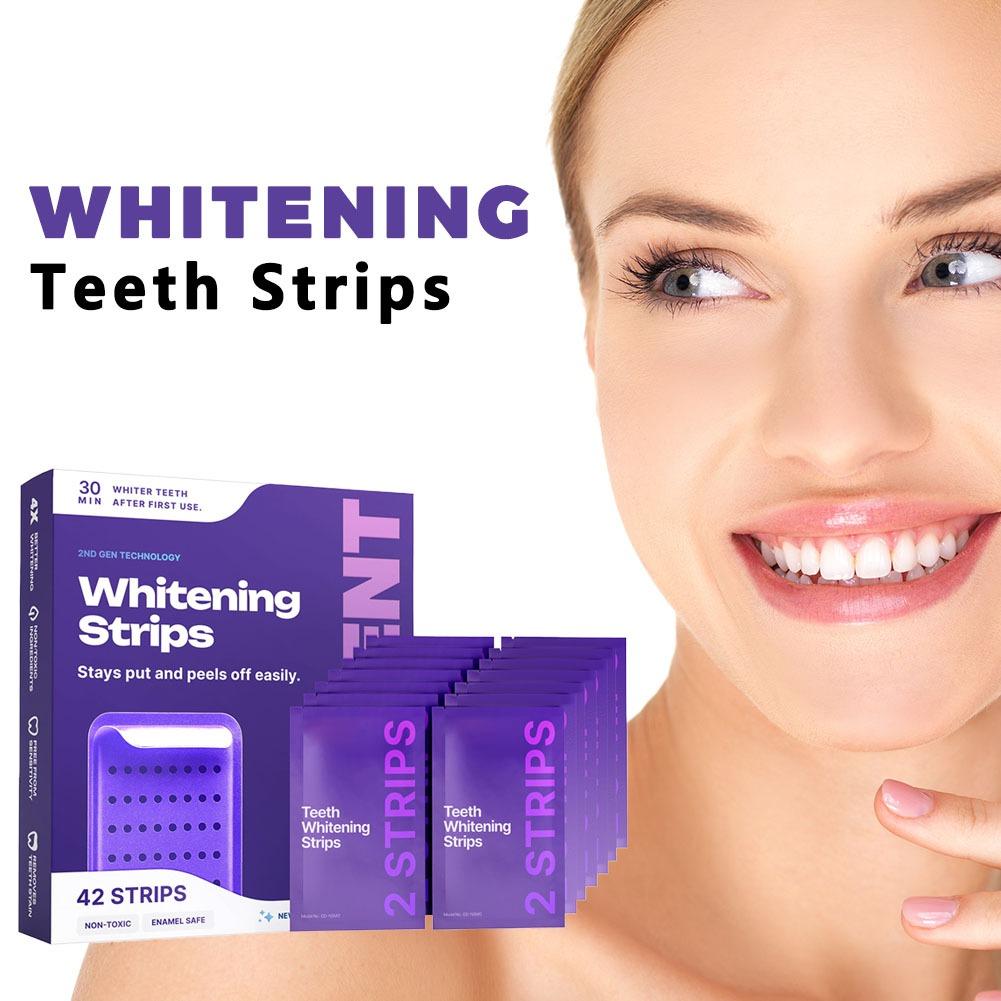 42 Strips Purple Teeth Whiteni - огляд і ціна Teeth Whitening After Care