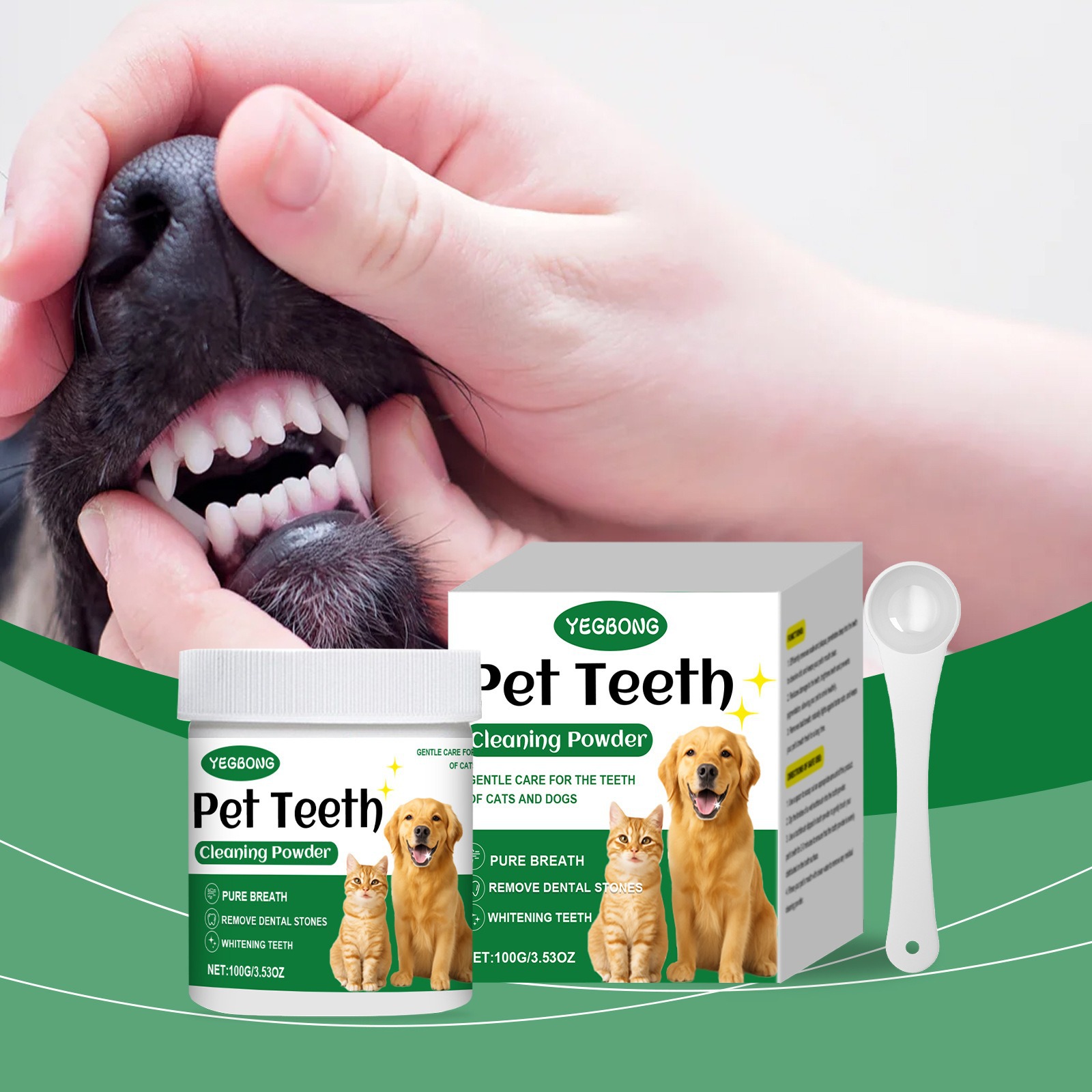 Pet Teeth Cleaning Powder Redu - огляд і ціна Teeth Whitening Instant