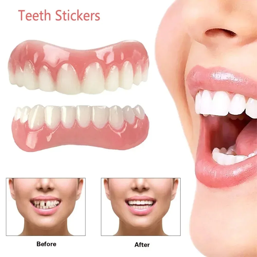 AG---4 Sets Silicone Fake Teet - огляд і ціна Teeth Whitening Instant