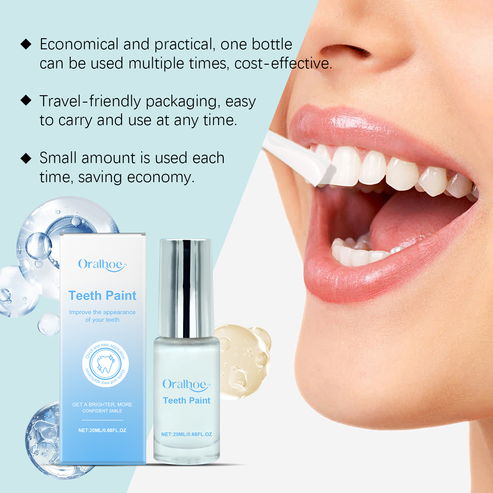 20ml Teeth Whitening Paint - I - огляд і ціна Teeth Whitening Instant