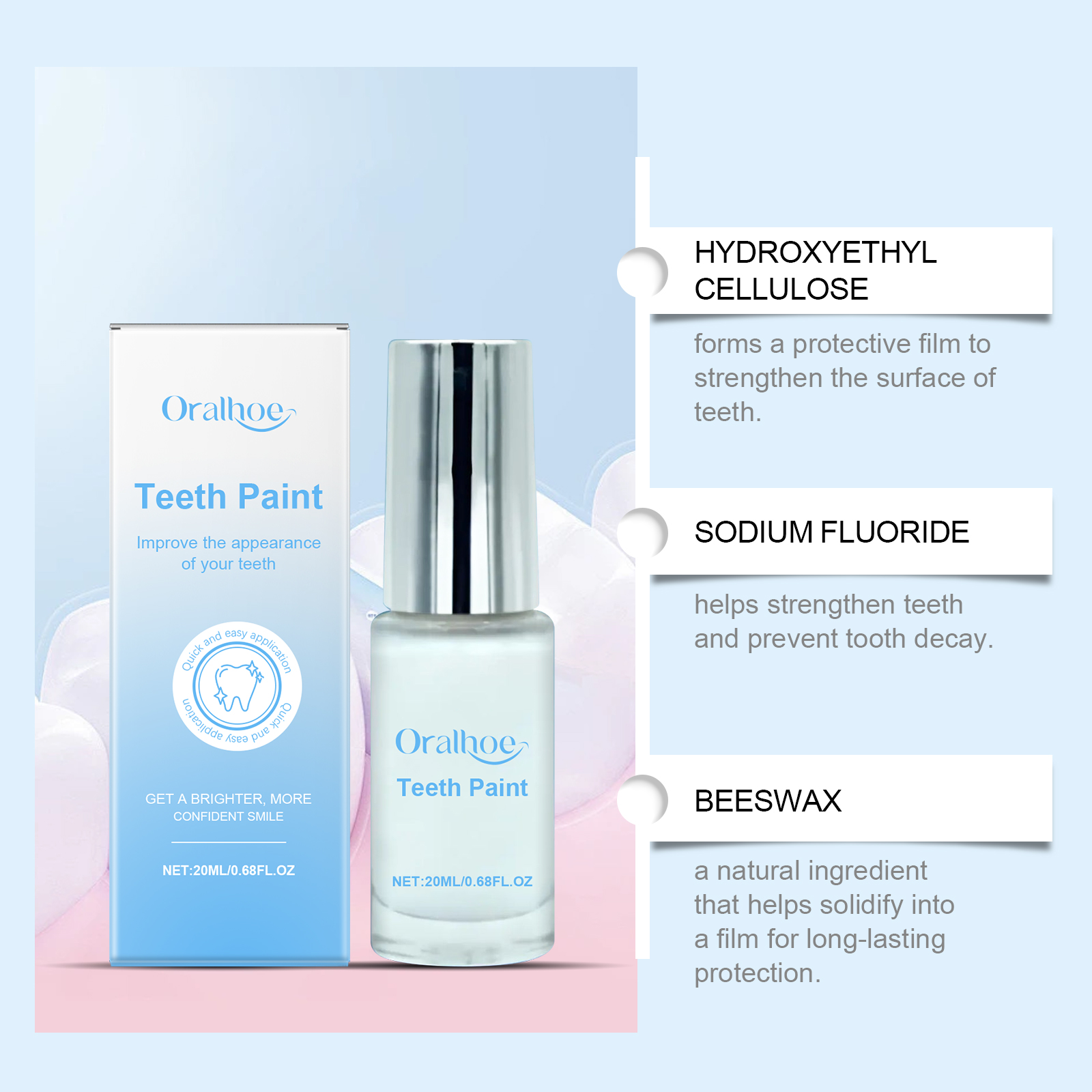 20ml Teeth Whitening Paint - I - огляд і ціна Teeth Whitening Instant