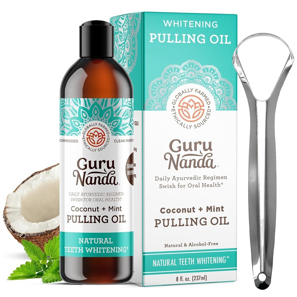 Coconut Mint Pulling Oil Mouth - огляд і ціна Teeth Whitening With Coconut Oil