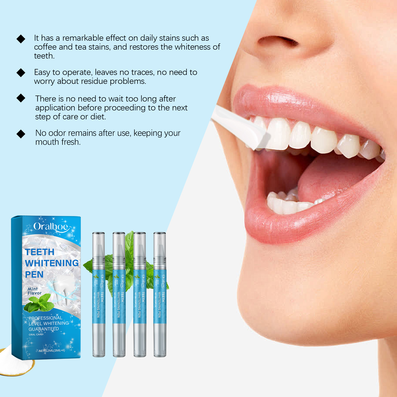 Oralhoe 12ml Teeth Whitening P - огляд і ціна Teeth Whitening Serum