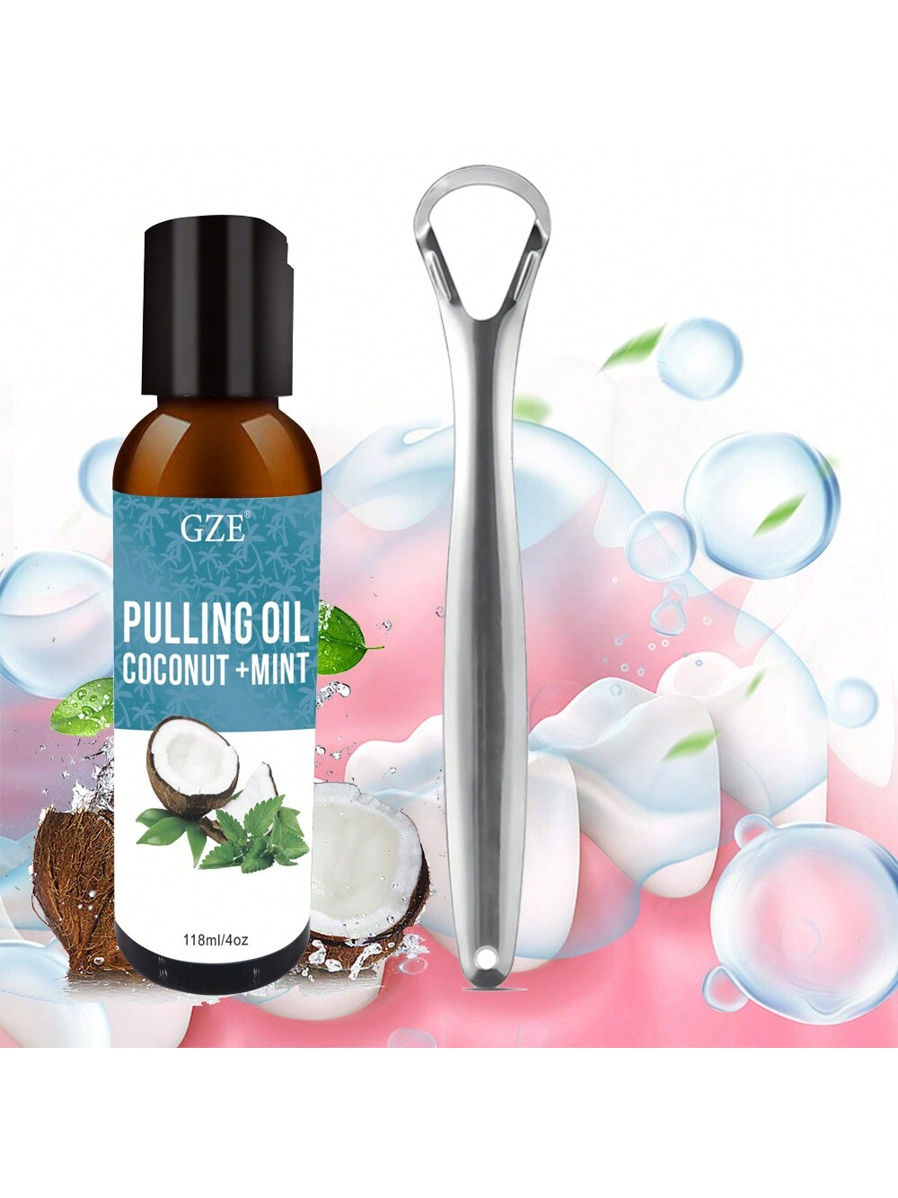 GZE Coconut Oil Pulling with N - огляд і ціна Teeth Whitening With Coconut Oil