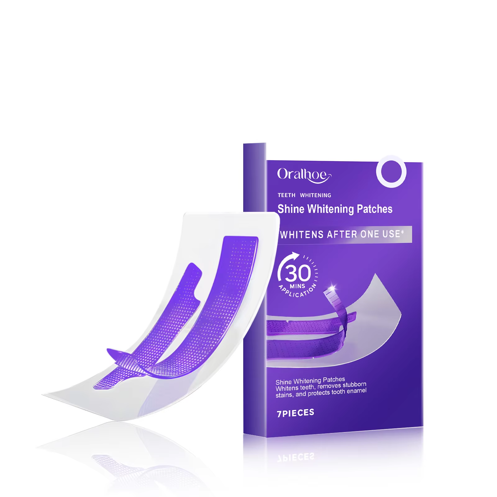 Purple Teeth Whitening Strips  - огляд і ціна Teeth Whitening Strips Crest