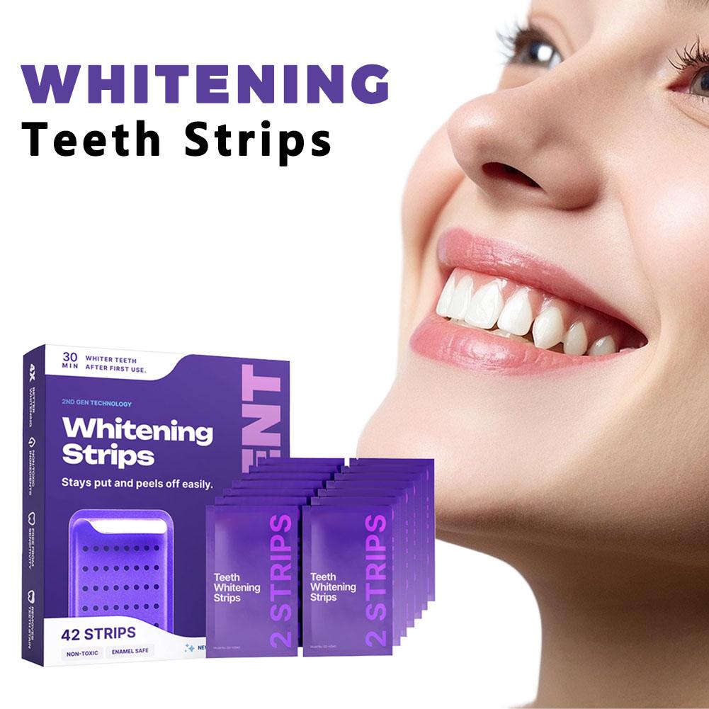 Purple Formula Teeth Whitening - огляд і ціна Teeth Whitening Strips Crest