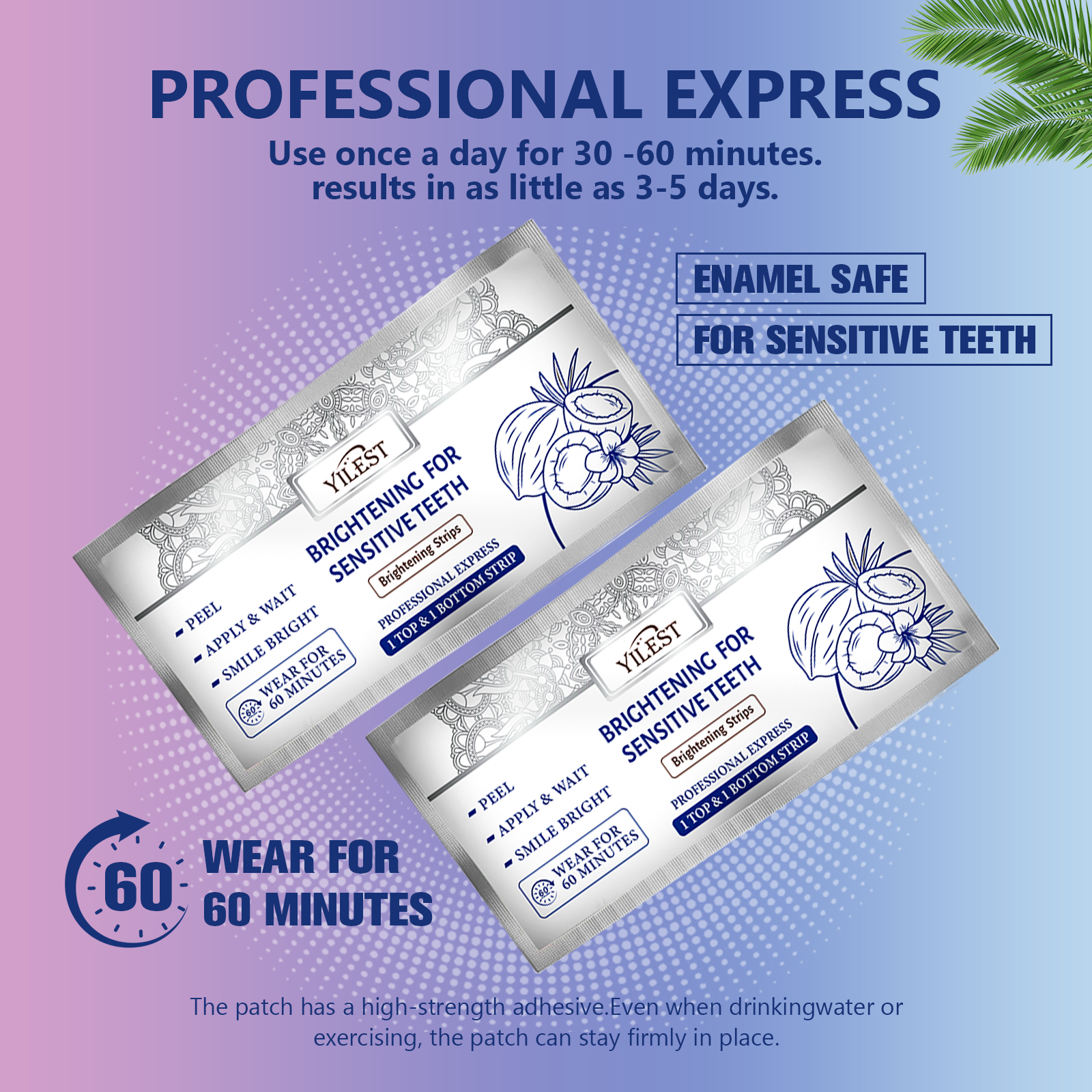 Teeth Whitening Strips 14pcs C - огляд і ціна Teeth Whitening Strips Crest