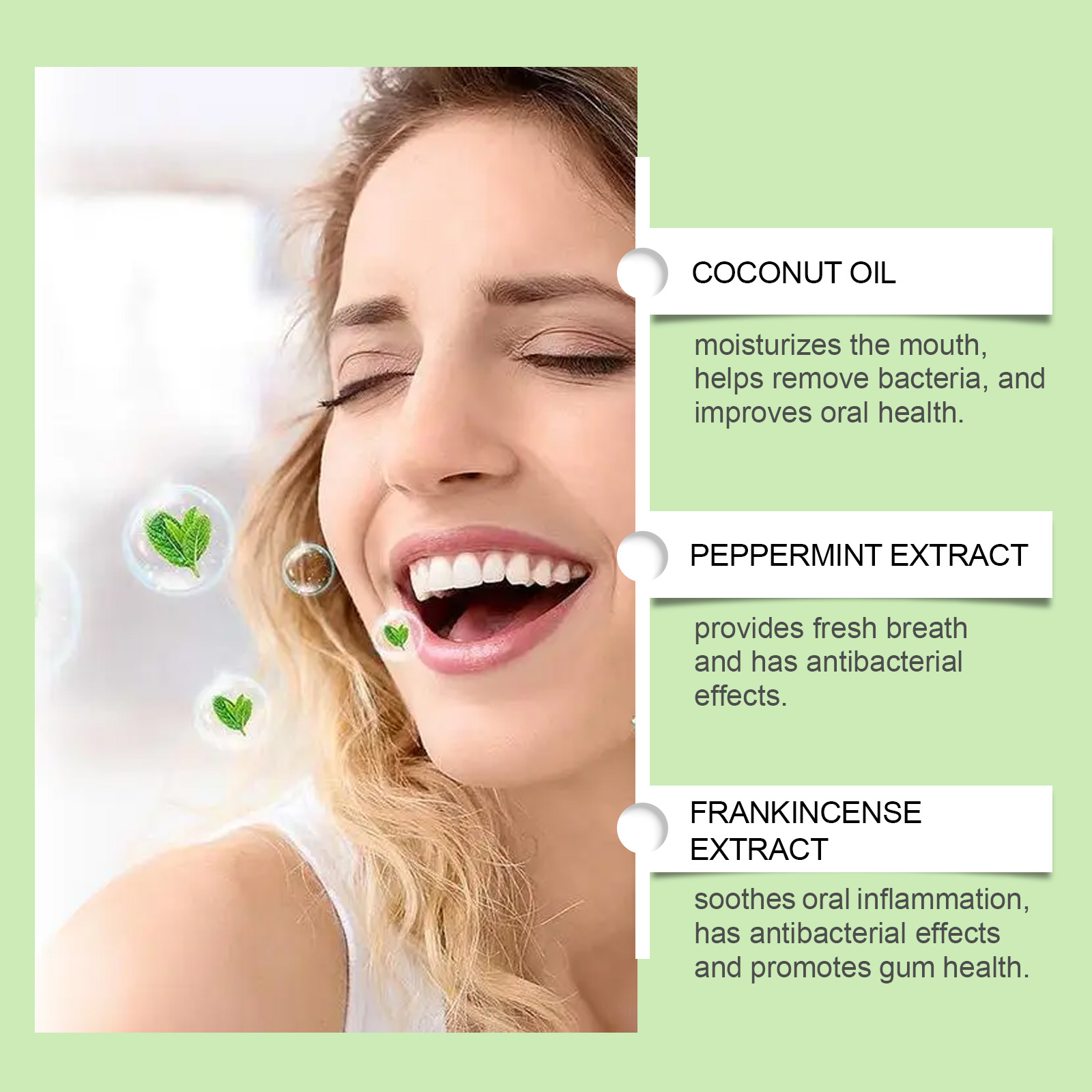 Coconut Mint Pulling Oil Mouth - огляд і ціна Teeth Whitening With Coconut Oil
