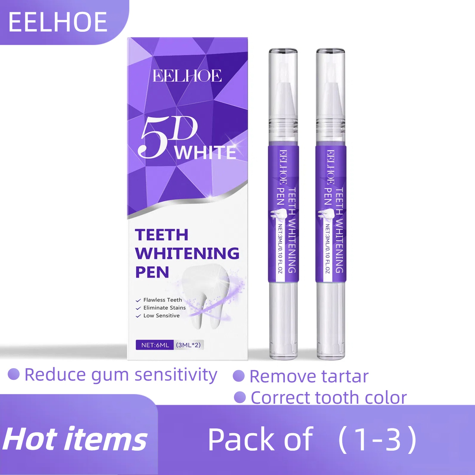 Teeth Whitening Pen Teeth Gel  - огляд і ціна Teeth Whitening Serum