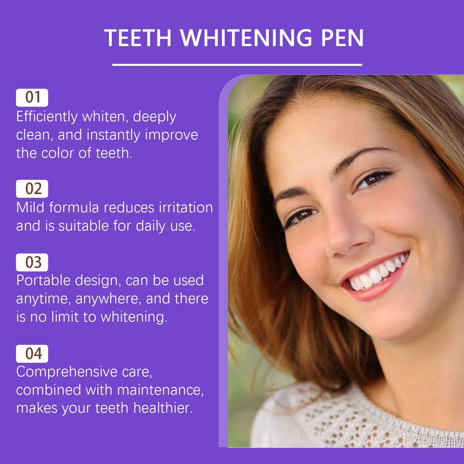 Teeth Whitening Pen Teeth Gel  - огляд і ціна Teeth Whitening Serum
